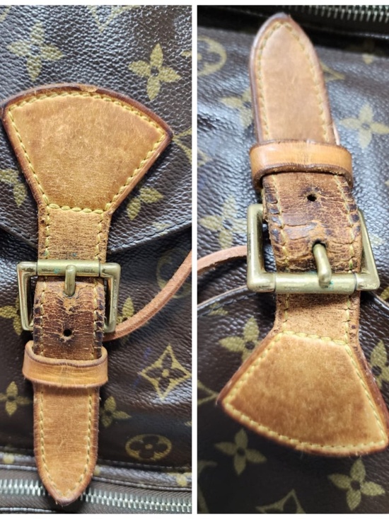 Authentic LOUIS VUITTON Monogram Montsouris GM Backpack Brown main image 11
